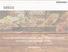 Tablet Screenshot of el-burro.ch